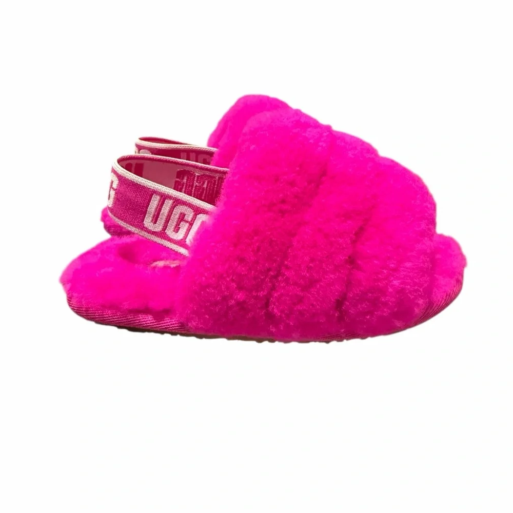 UGG Fluff Yeah Toddler Slides | Hot Pink‎ | Size 7